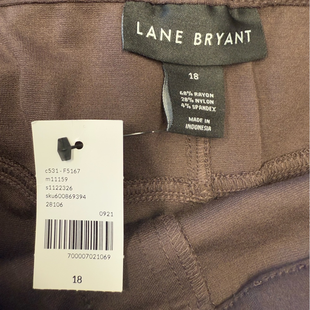Lane Bryant Women Plus Size 18 Wide Leg trouser Pants Business Casual Stretch - Picture 5 of 6